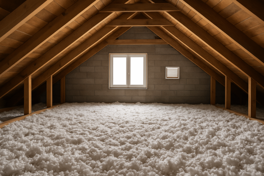isolation des combles perdus